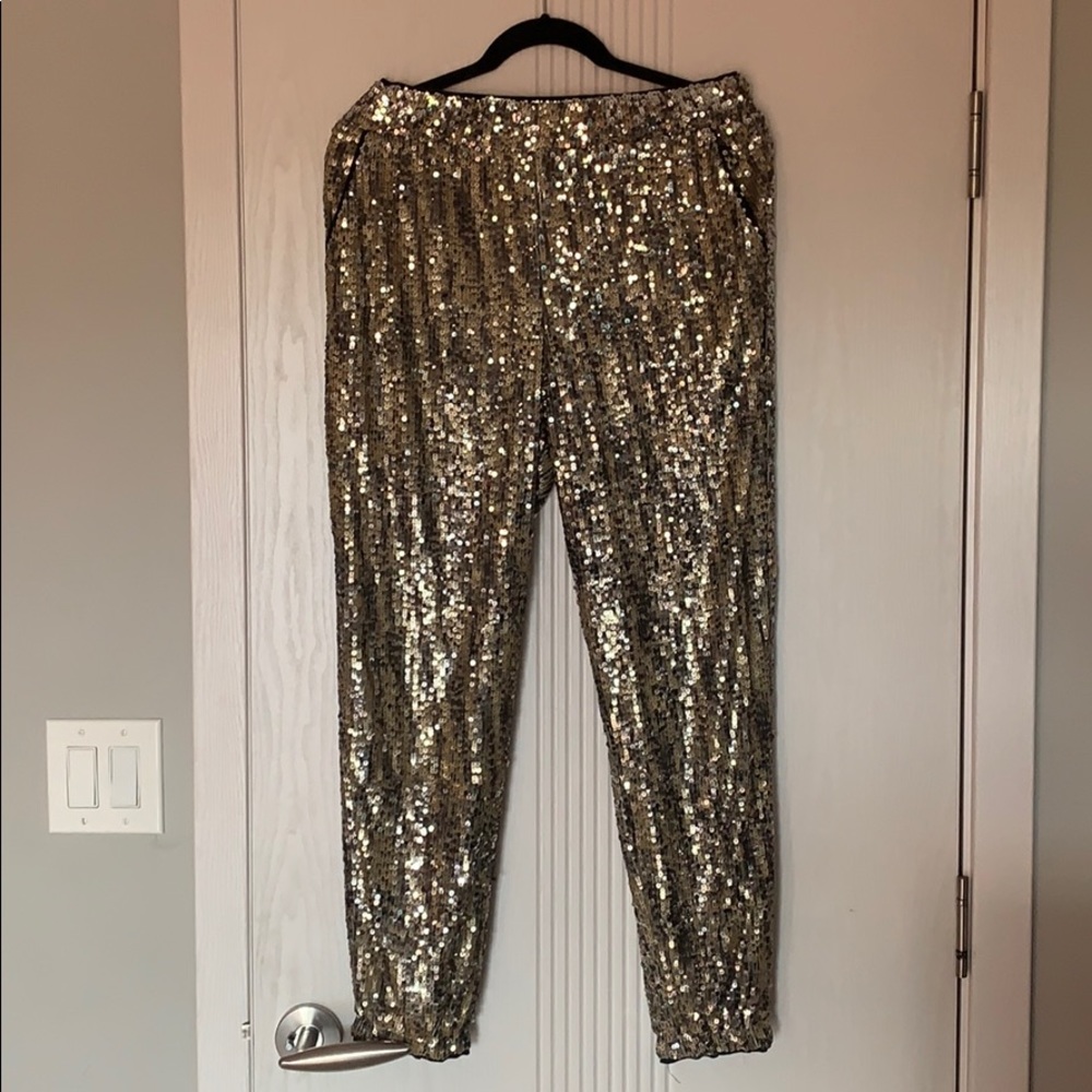 Tularosa sequined pants size small